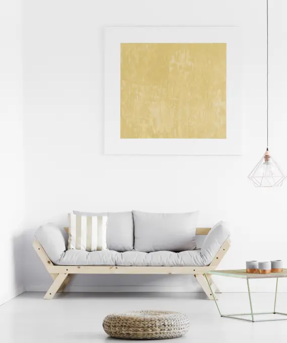 grey sofa
